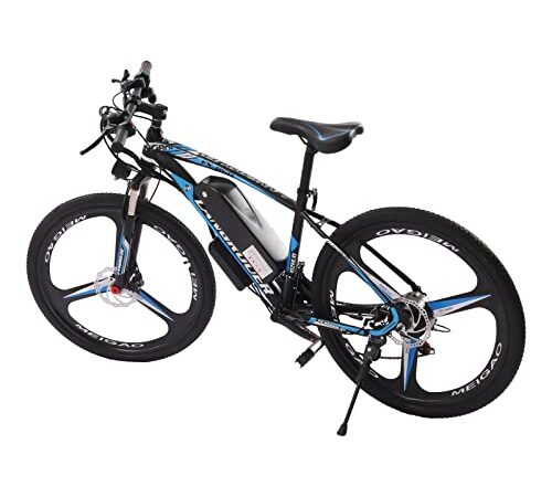 SHZICMY E-26 E-Bike E-Mountainbike mit Abnehmbarer 250W Motor 25km/h und 21-Gang Elektrofahrrad Ausdauer 20-30km Herren und Damen