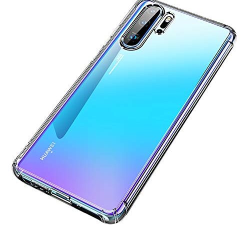 ULuck Gehäuse kompatibel mit Huawei P30 Pro, kristallklarem Anti-gelbem Ultra Slim Soft TPU Silikon-Schockdicht, Anti-Kratzer-Telefonhülle Abdeckung-Reiner klar (6,47 Zoll)