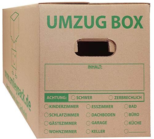 30x Umzugskartons 620 x 300 x 330 mm bis 40 kg 1.40 C-Welle (stabil wie zweiwellige Umzugs Kartons) stabil Profi groß stark - 30 Stück - Umzugskiste günstig XXL Umzugskarton