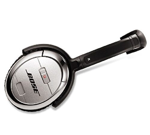 Bose ® QuietComfort 3 Acoustic Noise Cancelling Kopfhörer schwarz mit silberfarbenen Akzenten