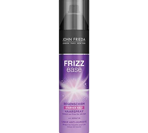 John Frieda Frizz Ease Regenschirm Haarspray - 1er Pack (1 x 250 ml) - 24h-Schutz vor Feuchtigkeit - Hairspray für widerspenstiges Haar - mit Keratin