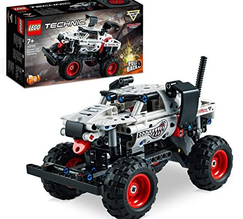 LEGO 42150 Technic Monster Jam Monster Mutt Dalmatian, Monster Truck-Spielzeug für Jungen und Mädchen, Rennspielzeug mit Rückziehmotor