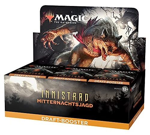 Magic the Gathering Innistrad: Mitternachtsjagd Draft Display, 36 Booster (Deutsche Version)