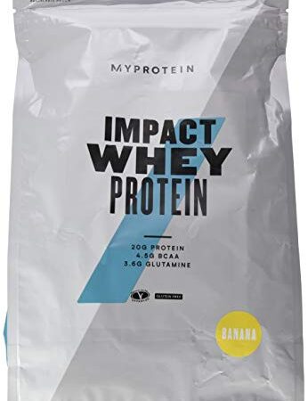 Myprotein Impact Whey Protein Banana, 1er Pack (1 x 2500 g)