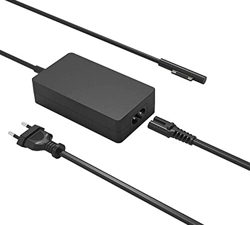 NEUE DAWN Surface Pro Ladekabel Ladegerät 44W, Microsoft Surface Netzteil Ladekabel für Surface Pro 6/3/ 4/5/ 7/ Pro X, Surface Book/Go/Laptop,Model 1625 1706 1796 1800 mit 5V 1A USB-Anschluss