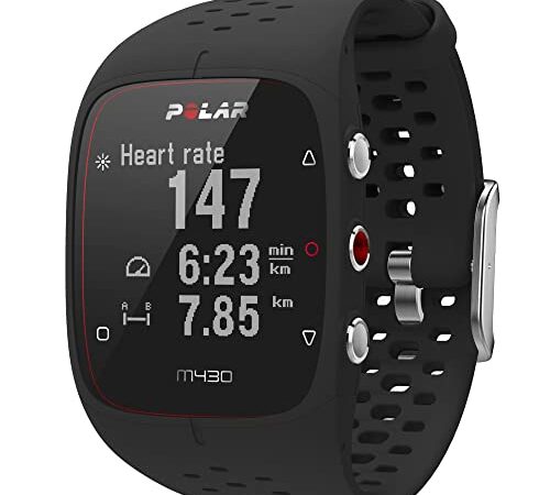 Polar M430 – Exklusiv bei Amazon – GPS-Sportuhr zum Laufen – Herzfrequenz-Tracker am Handgelenk, Aktivitäts- und Schlaf-Tracking rund um die Uhr, Vibrationsalarme, Größe M