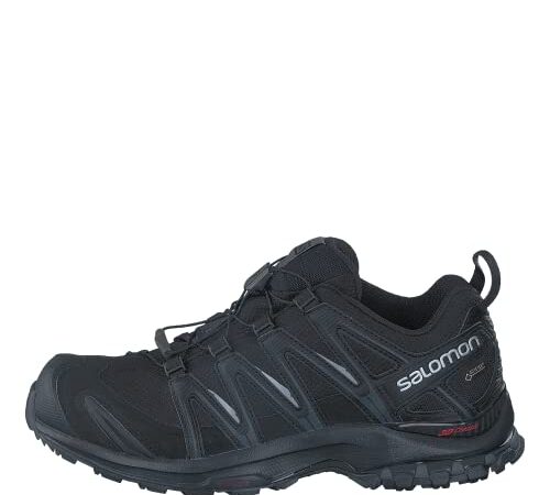 Salomon XA Pro 3D Gore-Tex Herren Trail Running Schuhe, Stabilität, Grip, Langlebiger Schutz, Black, 45 1/3