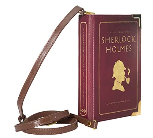 Well Read Sherlock Holmes Handtasche für Literaturliebhaber - Handtasche Damen Umhängetasche für Bücherfreunde