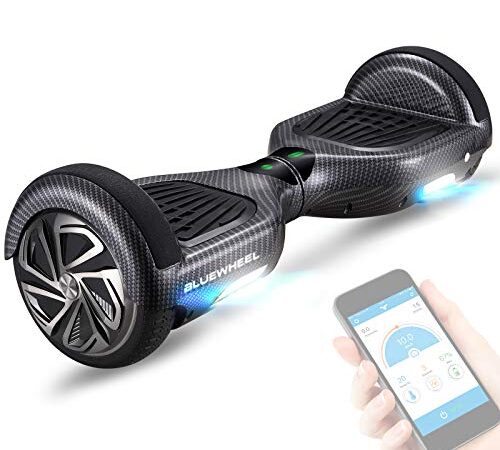 6,5" Premium Hoverboard Bluewheel HX310s - Deutsches Qualitätsunternehmen - Kinder Sicherheitsmodus & App - Bluetooth Lautsprecher - Starker Dual Motor - LED - Elektro Skateboard Self Balance Scooter