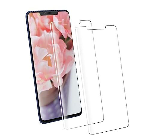 Banuyaw für Huawei Mate 20 Pro Panzerglas, für Huawei Mate 20 Pro Schutzfolie, 9H Härte Huawei Mate 20 Pro Panzerfolie, Ultra HD Huawei Mate 20 Pro Folie, Kratzfest, Fingerabdruck-ID Unterstützen