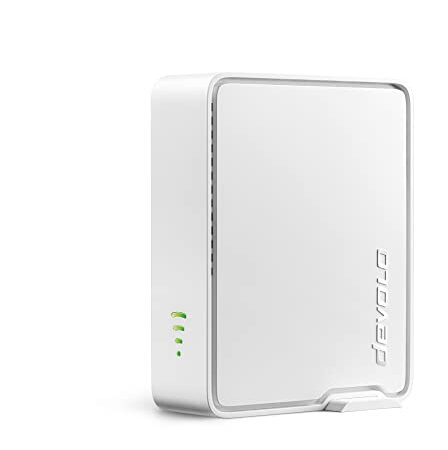 devolo WiFi 6 Repeater 5400, WLAN Repeater - bis zu 5.400 Mbit/s, Mesh WLAN Verstärker, WiFi Repeater, 2X Gigabit-LAN, WLAN Access Point, weiß