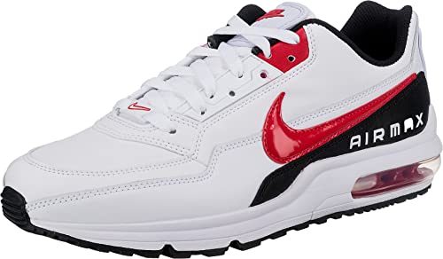 Nike Herren Air Max Ltd 3 Sneakers, White University Red Black, 42.5 EU