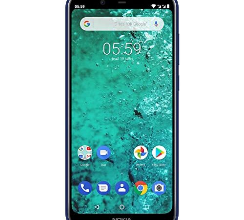 Nokia 5.1 Plus Dual SIM 32GB 3GB RAM TA-1075 Blau SIM Free