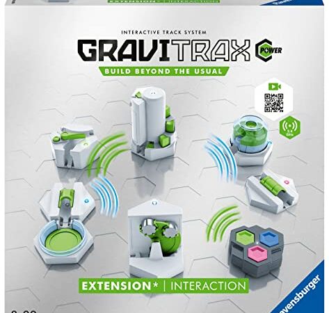 Ravensburger GraviTrax POWER Erweiterung Interaction. Elektronisches Zubehör für Kugelbahnen für Kinder ab 8 Jahren. Kombinierbar mit allen GraviTrax Produkten und -linien