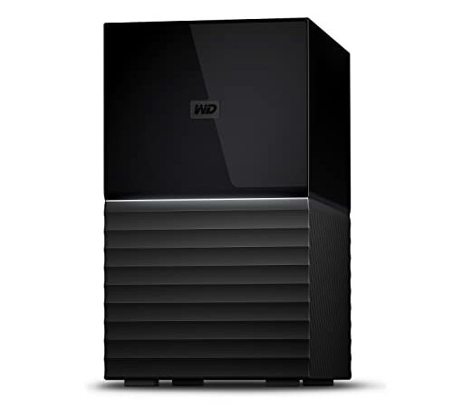 WD My Book Duo externe Festplatte 44 TB (USB 3.2 Gen 1, USB 3.0-kompatibel, RAID-0 einsatzbereit, automatisches Backup) schwarz