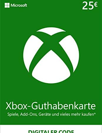 Xbox Live - 25 EUR Guthaben [Xbox Live Online Code]