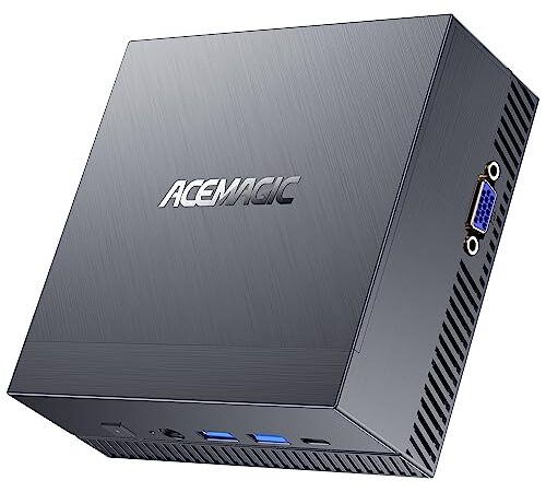 ACEMAGIC CK11 Mini PC, Intel Core i7 11390H (bis zu 5,0 GHz), 16GB DDR4 512GB NVME SSD Mini Desktop PC with Iris Xe Graphics 96EU | Win 11 Pro | Type C | Triple Display | WiFi 6 | BT 5.2