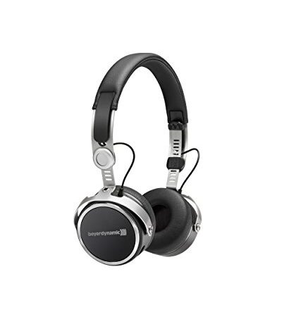 Beyerdynamic 717440 Aventho wireless on-Ear-Kopfhörer mit Klang-Personalisierung in schwarz. 30 Stunden Akkulaufzeit, Bluetooth kabellos, MIY App, Mikrofon , 15,5 x 7 x 17,8 cm