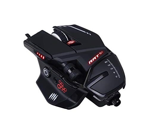 MadCatz R.A.T. 6+ Optical Gaming Mouse, Black