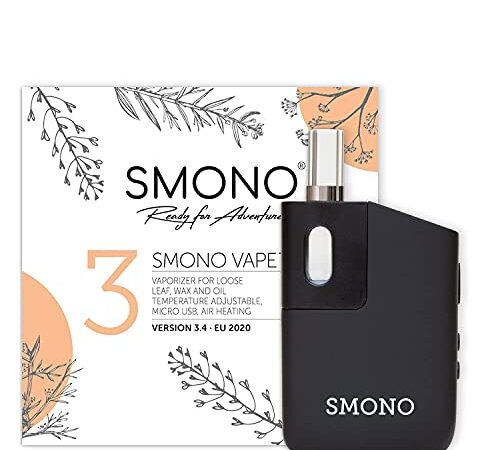 Smono 3.4 Vaporizer - Neuste Version mit Glasmundstück - kein Nikotin